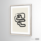 Cuadro Minimalista Line Art