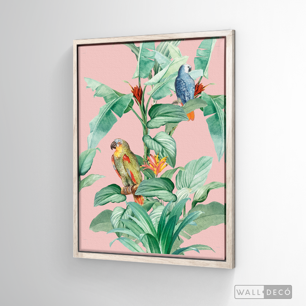 Cuadro Aves Loro Real