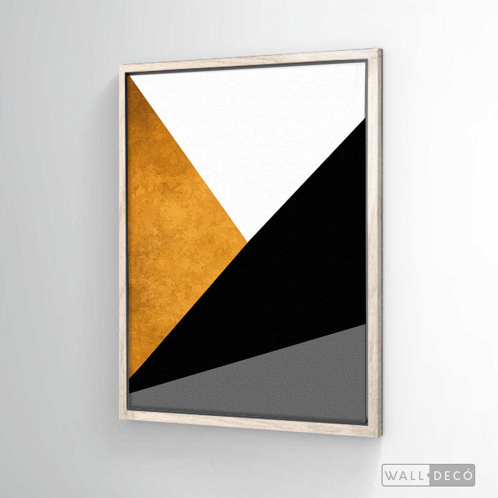 Cuadro Abstracto Prisma Triangular