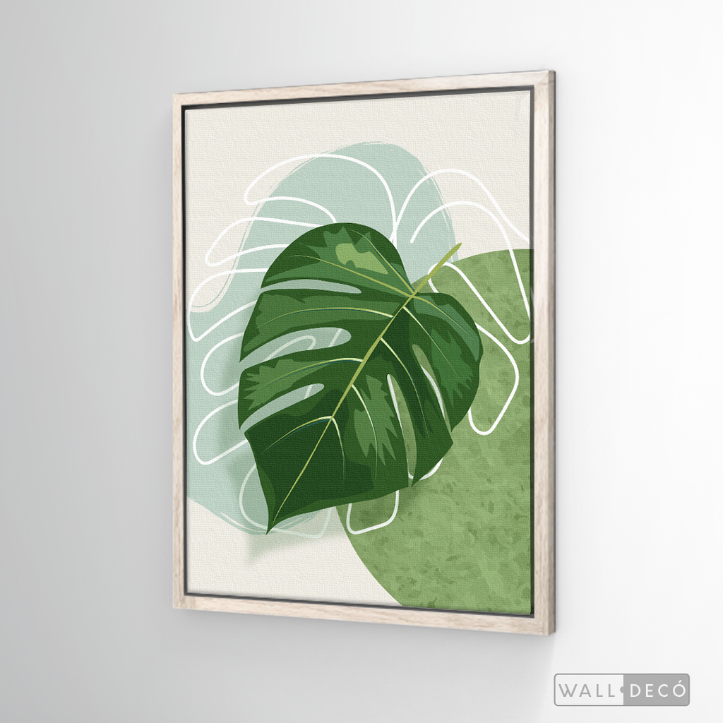 Cuadro Botánico Monstera Tropical
