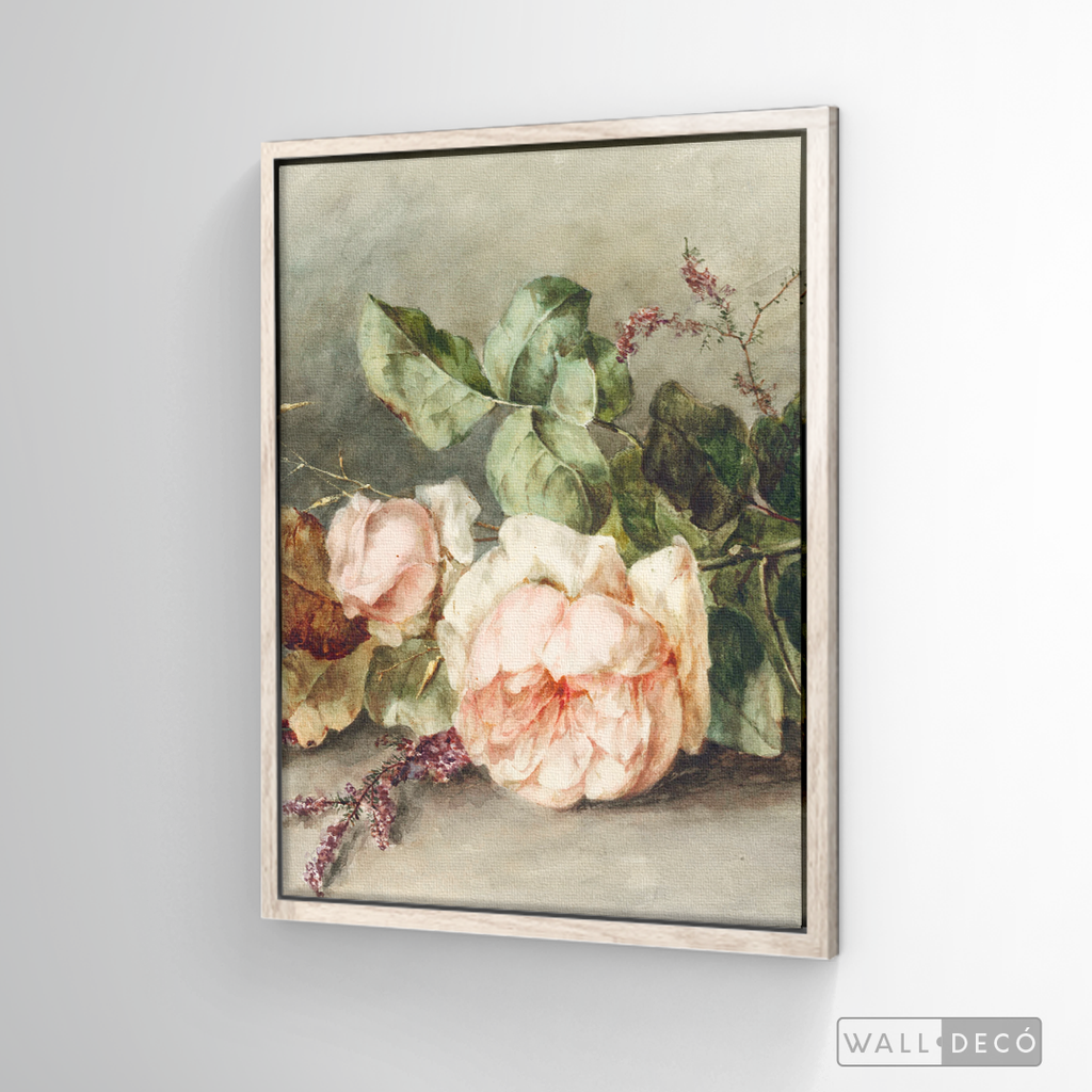 Cuadro Arte Vintage Rose