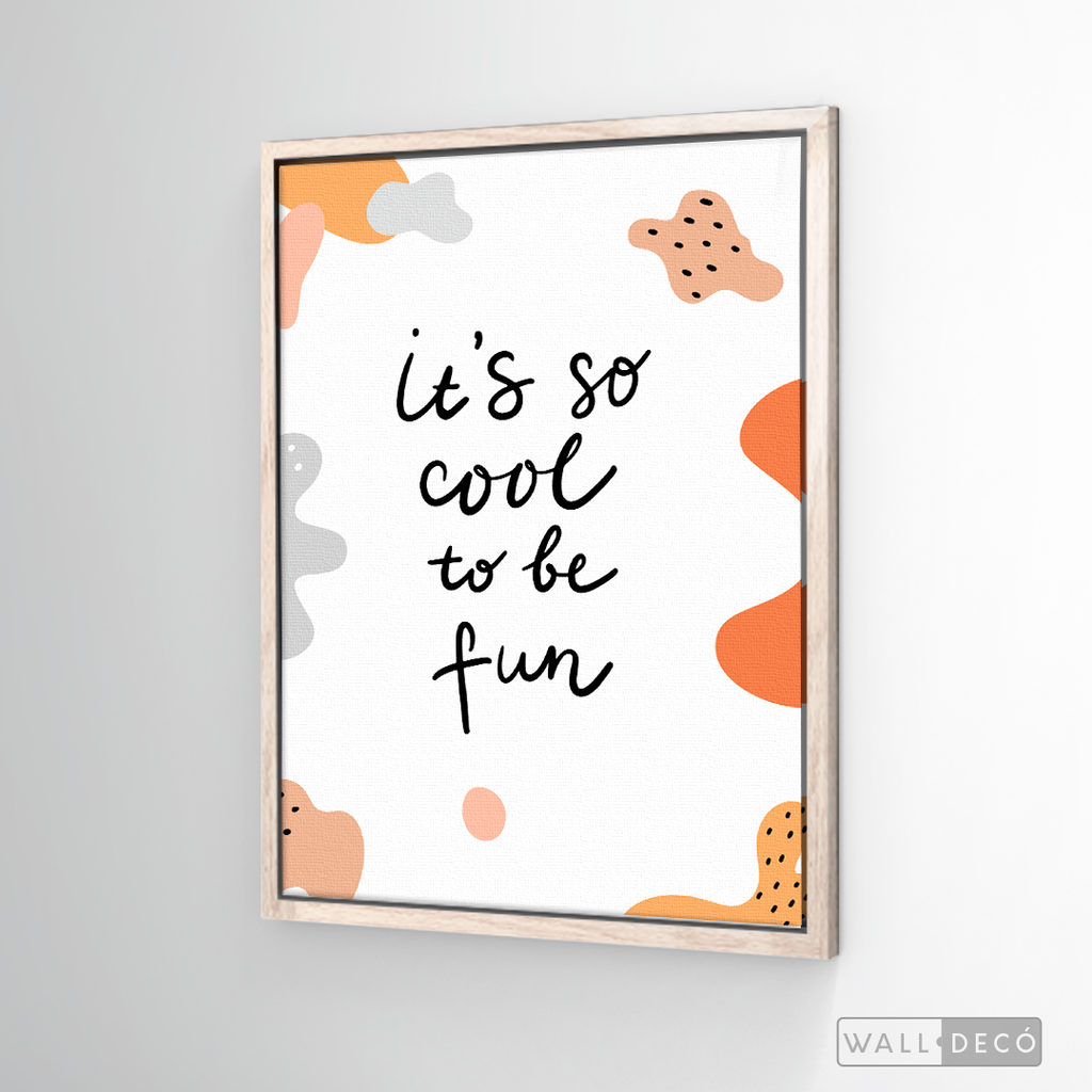 Cuadro Infantil To Be Fun