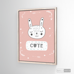 Cuadro Infantil Bunny Cute