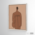 Cuadro Minimalista Figura Humana Tres