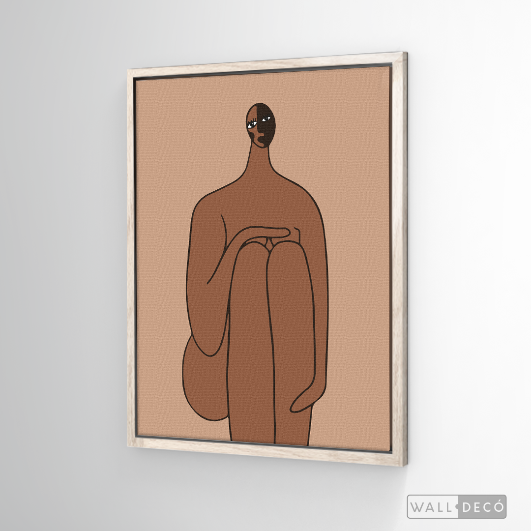 Cuadro Minimalista Figura Humana Tres