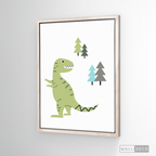 Cuadro Infantil Dinosaurio