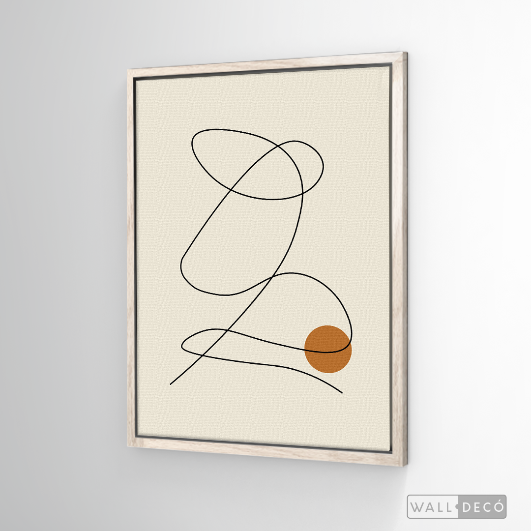 Cuadro Minimalista Knot Café