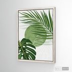 Cuadro Botánico Monstera Palma