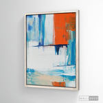 Cargar imagen en el visor de la galería, Cuadro Abstracto Azul-Naranja
