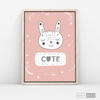 Cuadro Infantil Bunny Cute