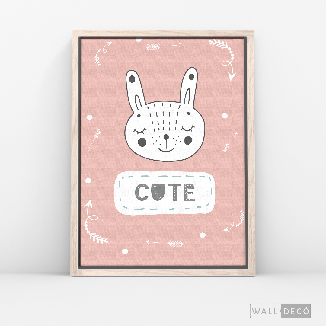 Cuadro Infantil Bunny Cute