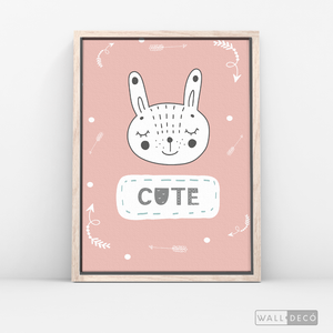 Cuadro Infantil Bunny Cute