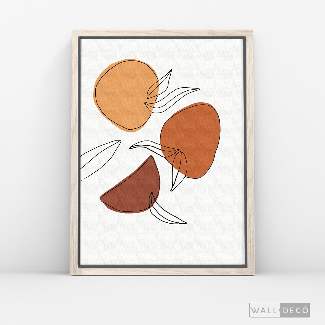 Cuadro Minimalista Cerezas