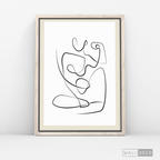 Cuadro Minimalista Figura Humana