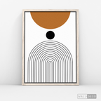 Cuadro Minimalista Line Art Tres