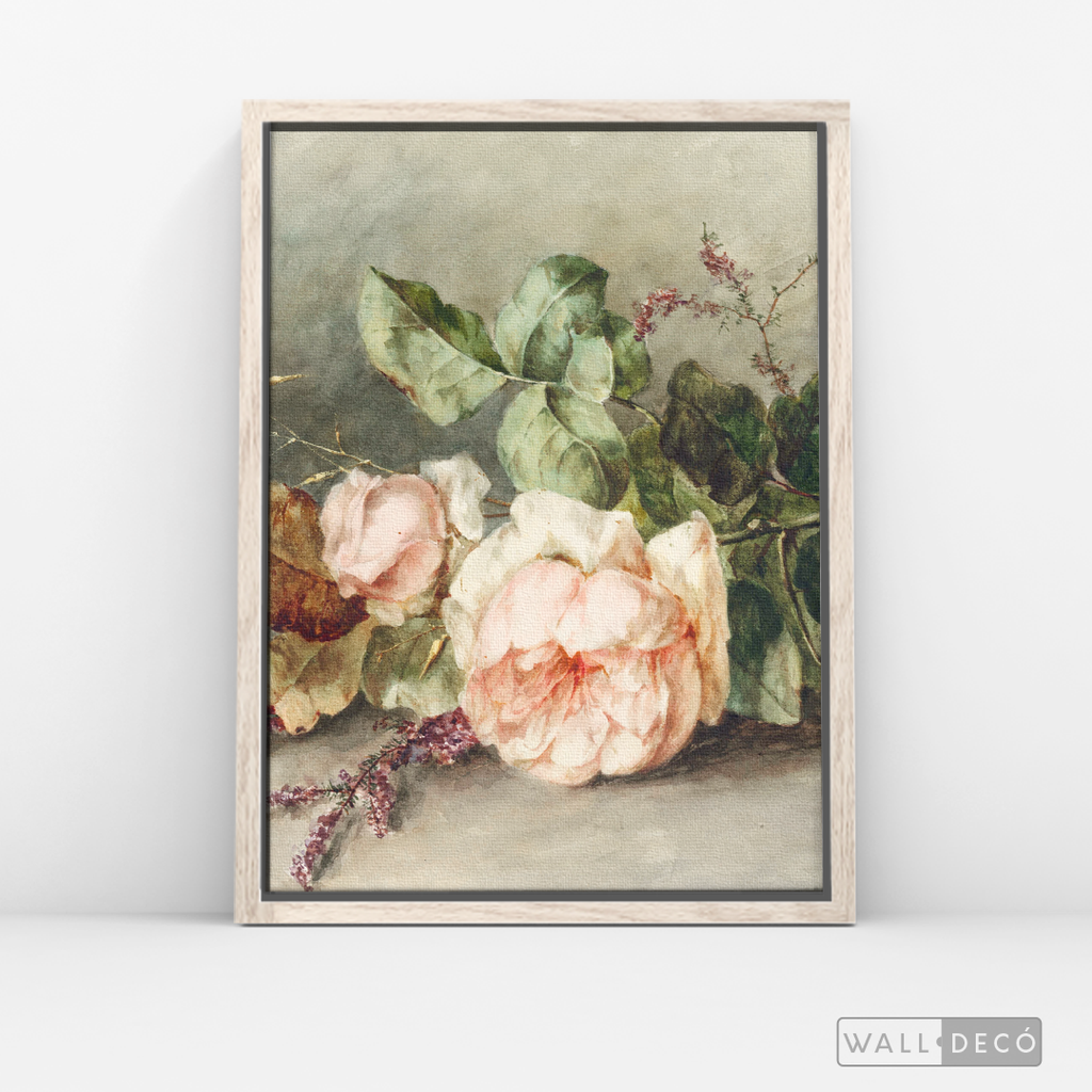 Cuadro Arte Vintage Rose