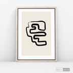 Cuadro Minimalista Line Art