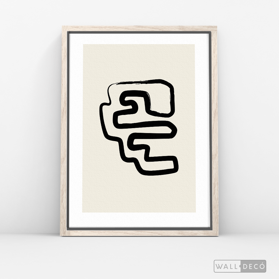 Cuadro Minimalista Line Art