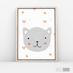 Cuadro Infantil Lindo Gatito