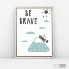 Cuadro Infantil Be Brave