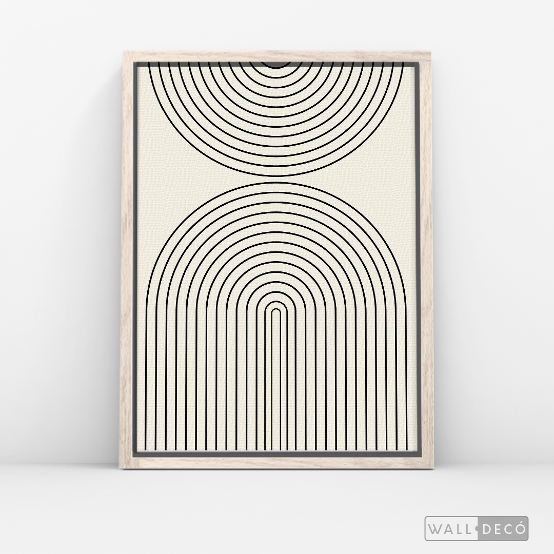 Cuadro Minimalista Line Art Infinito