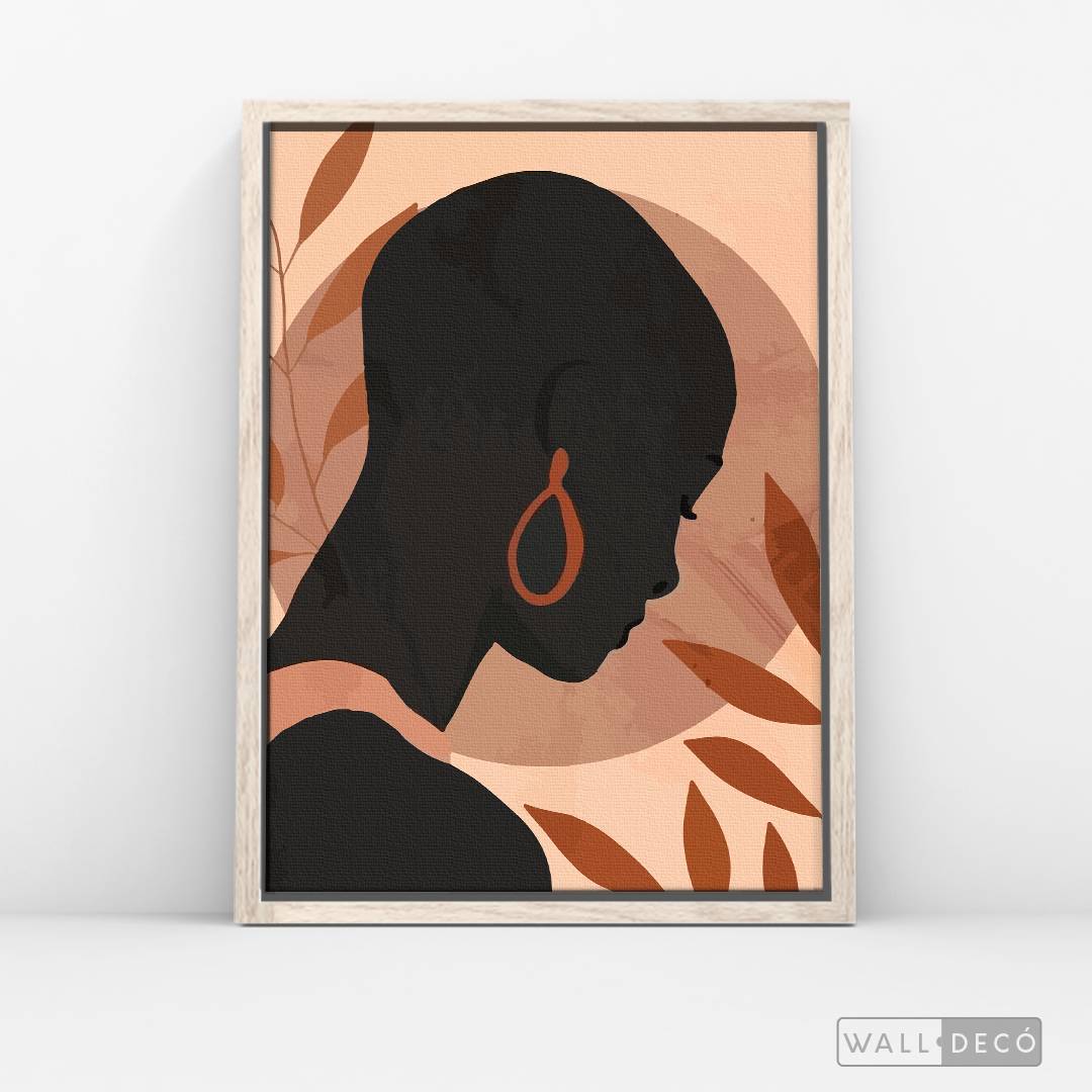 Cuadro Mujer África