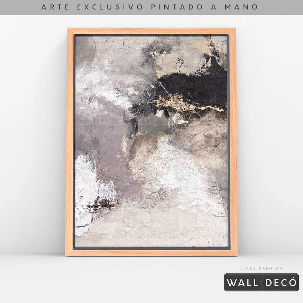 Arte Pintado a Mano Desierto Místico Vertical