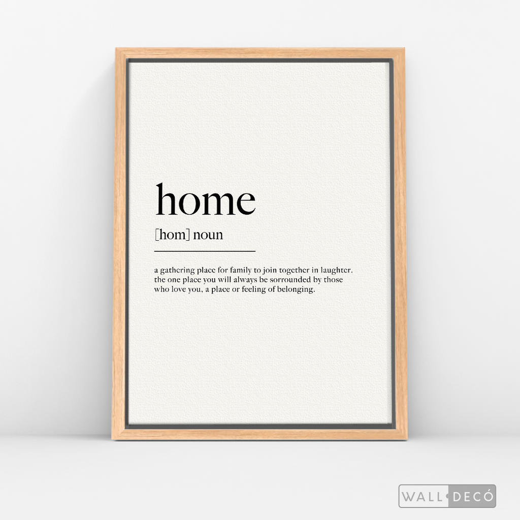 Cuadro Minimalista Home · Entrega inmediata