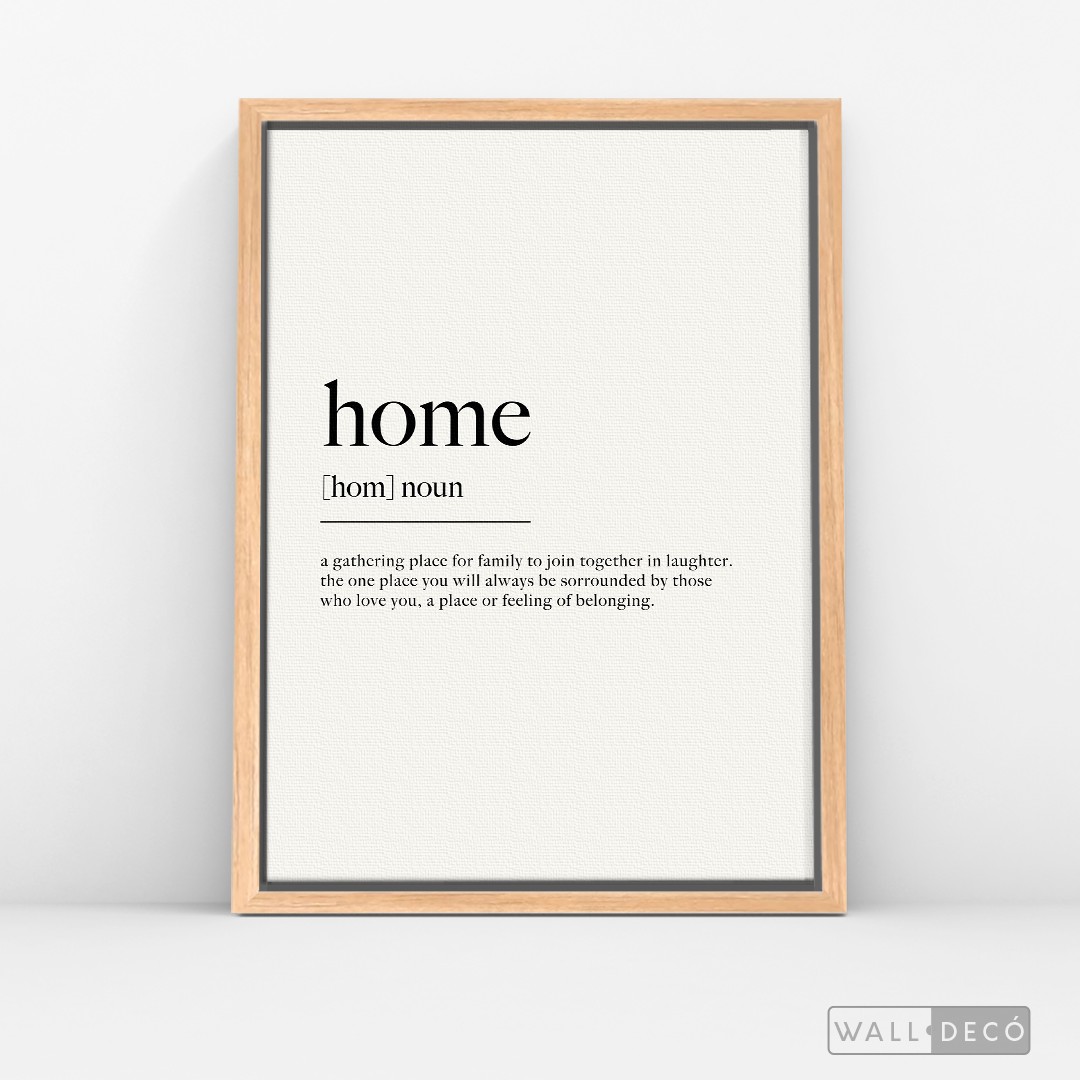 Cuadro Minimalista Home · Entrega inmediata