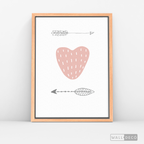 Cuadro Infantil Corazon