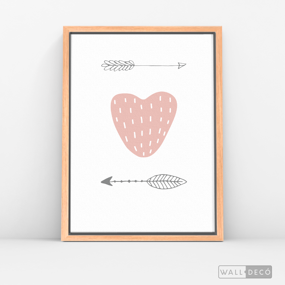 Cuadro Infantil Corazon
