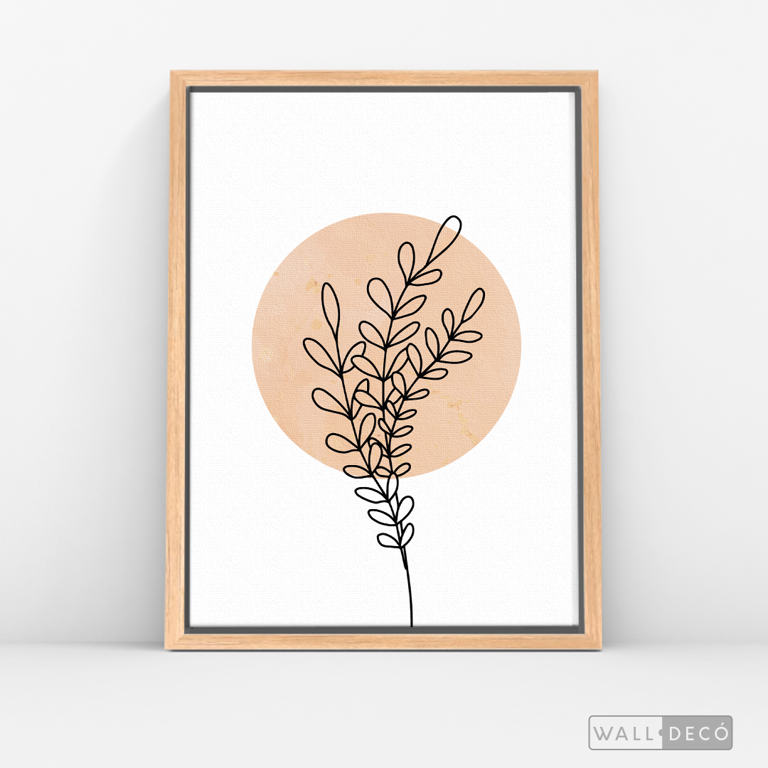 Cuadro Boho Botánica Fruto