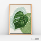Cuadro Botánico Monstera Tropical