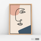 Cuadro Rostros Abstractos Carla