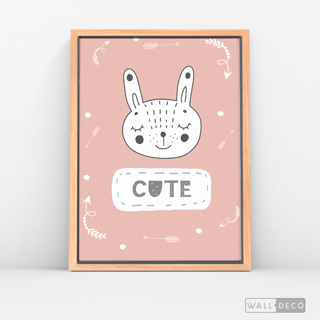 Cuadro Infantil Bunny Cute