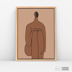 Cuadro Minimalista Figura Humana Tres
