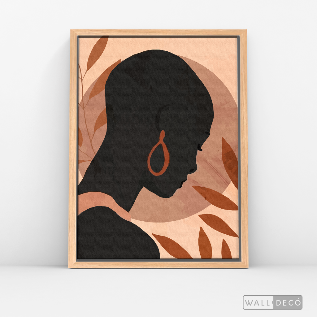 Cuadro Mujer África