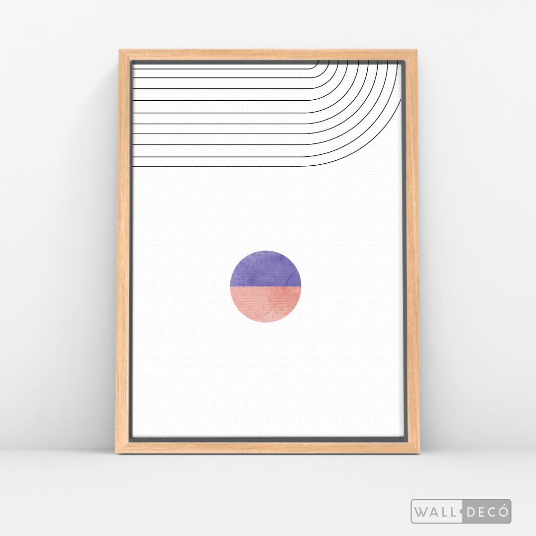 Cuadro Abstracto Paralelo