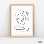 Cuadro Minimalista Figura Humana