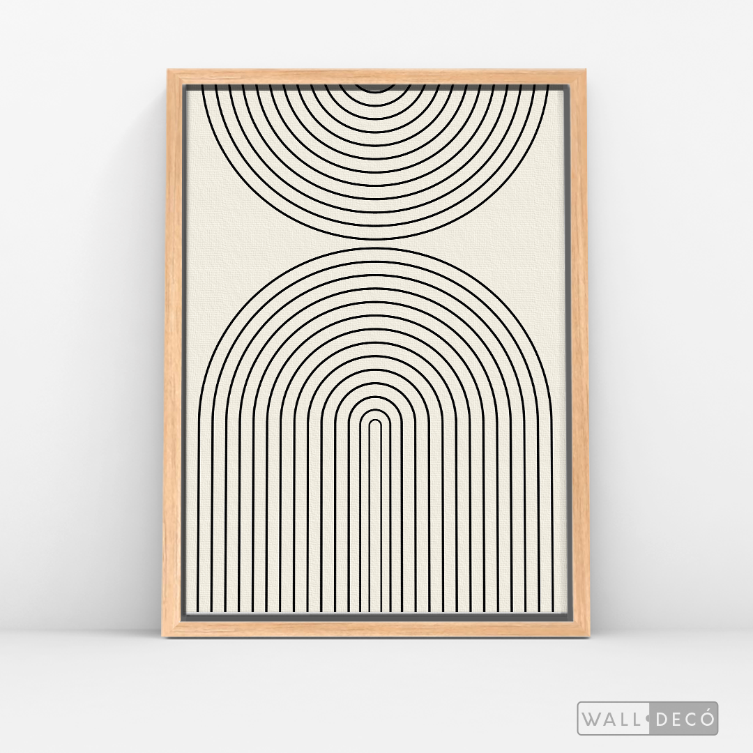 Cuadro Minimalista Line Art Infinito