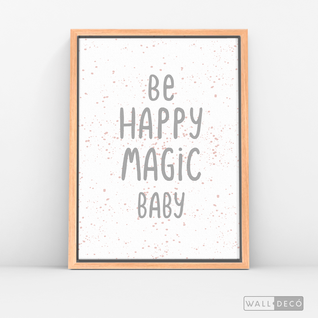 Cuadro Infantil Be Happy