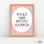 Cuadro Infantil Make Your Dreams