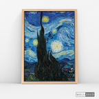 Cuadro Arte Noche estrellada Van Gogh (A)