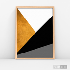 Cuadro Abstracto Prisma Triangular