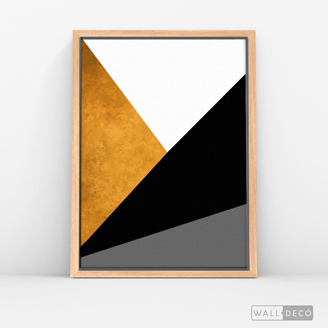 Cuadro Abstracto Prisma Triangular