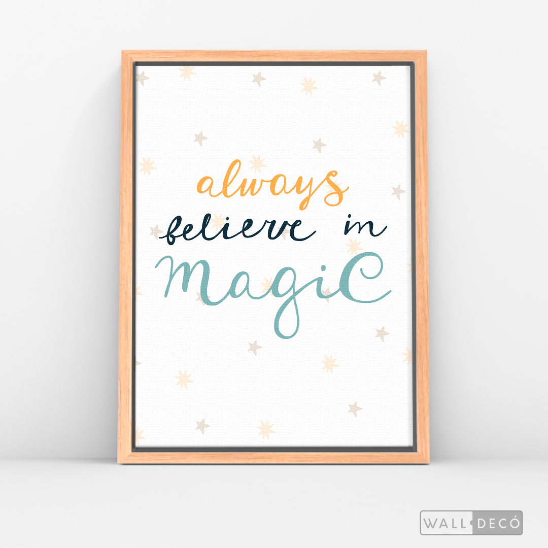 Cuadro Infantil Always Believe