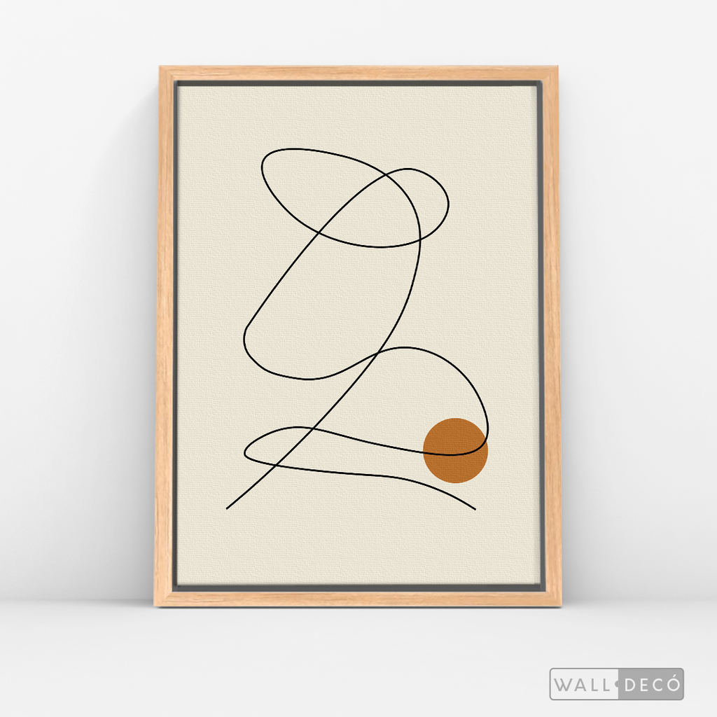 Cuadro Minimalista Knot Café