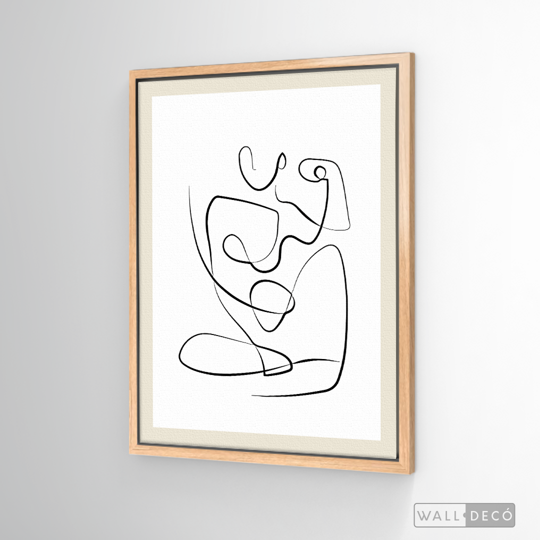 Cuadro Minimalista Figura Humana