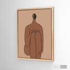 Cuadro Minimalista Figura Humana Tres
