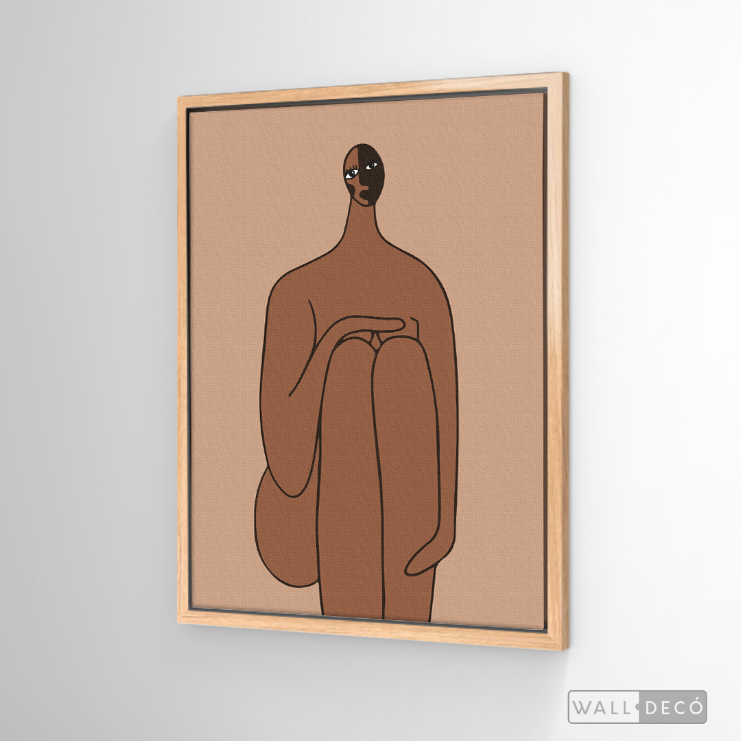 Cuadro Minimalista Figura Humana Tres